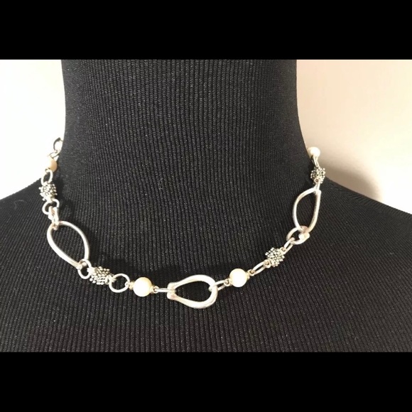 Michael Dawkins Jewelry - Signed Michael Dawkins .925 silver chain 14Kt Acc